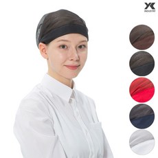 예경 시원한 쿨 스판 전체 망사 두건, 검정색(PO-0024)