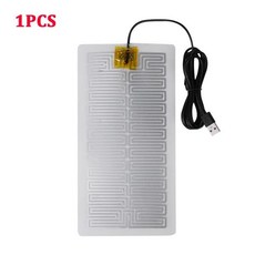 온열신발 5/10/20pcs 5V USB 전기 난방 패드 따뜻한 요소 필름 히터 피트 무릎 열 조끼 신발 양말, 01 1pcs Pads, 01 1pcs Pads, 1개