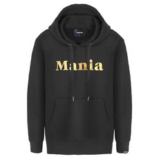 진마니아 금박 마니아 기모 후드티 남성 여성 남녀공용 오버핏 빅사이즈 M~4XL