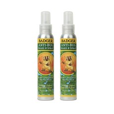 Badger 뱃져 안티버그 모기 스프레이 Anti-Bug Shake & Spray 4oz x2팩, 1개