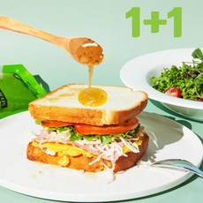 (1+1)더좋은푸드 푸름 토스트소스 2팩 샌드위치 샐러드 바게트 소스 어린이집 간식, 500g, 2개