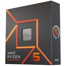 AMD 라이젠 Ryzen™ 5 7600X 6코어 12스레드 잠금 해제 데스크탑 프로세서, CPU Only_Ryzen 5 7600X, 없음 - 라이젠7600x