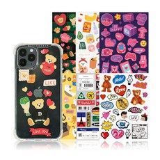 디자인스킨 데코 스티커 6종 (택1), 1트립