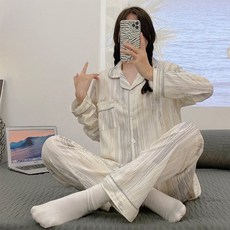 스트라이프잠옷 TOP01
