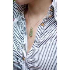 천연보석뒤꽂이