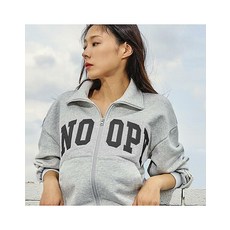 클라이드앤 클라이드엔 여성 스누피 레터링 하이넥 집업 FNDTS974F