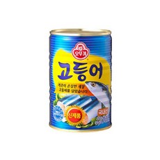 오뚜기 고등어 통조림, 6개, 400g