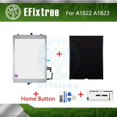  액정lcd A1822 A1823 LCD 터치 스크린 어셈블리 디지타이저 홈 버튼 스티커 도구 iPad 5 전면 유리 패널 블랙 화이트 