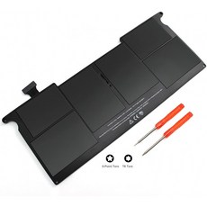 HUSAN New A1375 노트북 배터리 호환 MacBook Air 11 인치 A1370 (Only 2010 Version) Fit MC507 MC505L, 단일상품