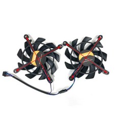 Colorful GeForce GTX 1660TI 1650 RTX 2060 그래픽 카드 GPU 쿨러 선풍기 냉각 85mm 4 핀 신, 01 1set, 01 1set, 한개옵션1