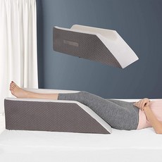 Kӧlbs 싱글 레그 높이 베개 수술 후 다리 베개 세련되고 시크한 자카드 커버 수면을 위한 웨지 베개 수술 후 부상을 위한 발목 무릎 및 다리 지지 베개