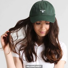 바버 캐스케이드 스포츠 볼캡 레이싱그린 BA254E000-M11 로고 모자 190140