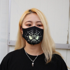[야광]스파이더맨 2color 야광 블랙 마스크