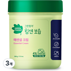 그린핑거 힘센보습 에센셜 크림, 500g, 3개
