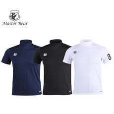 [마스터베어] 남성 넘버포인트 기능성 반팔 아웃도어 골프 캐주얼 이너웨어 셔츠