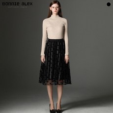 [보니알렉스] 도트 레이스 풀 스커트