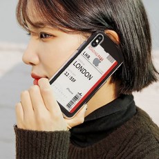 엔에스비비 T 에어플레인티켓 투명젤리케이스 노트10 플러스 아이폰11 V50S J4플러스 S10 5G A9프로 외 90기종 디자인/슬림/예쁜
