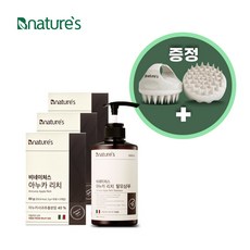 비네이쳐스 아누카리치 3박스(3개월분)+아누카 탈모샴푸 480ml(1통) 탈모샴푸 아누카사과, 480ml