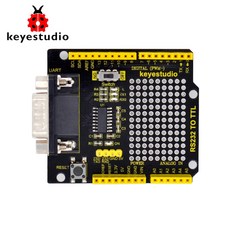 Keyestudio RS232-TTL 변환 실드 보드 Arduino UNOR3 용 RS232 인터페이스와 호환 가능, 단일옵션선택개