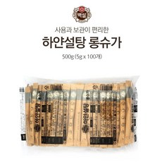 *댕이몰* 씨제이 백설 ㅎr얀설탕 Long슈가 설탕스틱 100개입, 3개