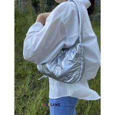 아디다스 가방 새틴 미니 숄더백 실버백 호보백 ADIDAS SATIN BAG II3393