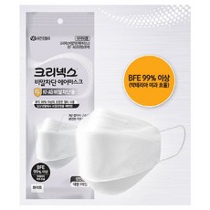 유한킴벌리 크리넥스 비말차단 에어마스크 KF-AD 대형 (1EA 당일출고), 1