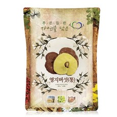 푸른들판 국내산 건 영지 버섯 덩어리 건조 말린거 차, 1개, -