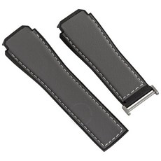 Connected 45 Leather and Rubber Watch Band 1FT6104V