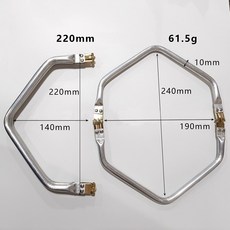 지붕 유형 가방 입 골드 소재 DIY 수제 핸드백 지갑 금속 프레임 장식 봉제 액세서리, 1, 1개