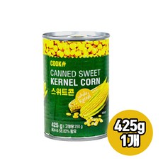 쿡샾 스위트콘 425g 1개/달콤 옥수수캔/가성비 굿, 1개