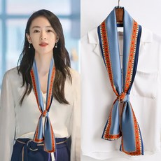 디아쿠아 여성 봄가을 패션 코디 쁘띠 롱 스카프