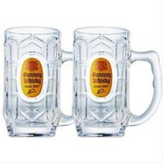 산토리 가쿠빈 위스키 하이볼 잔 375ml, 산토리잔 x2