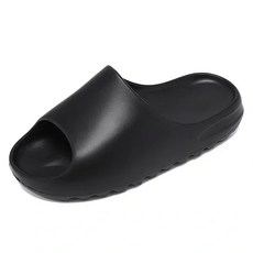 단색 캐주얼 미끄럼 방지 비치 슬라이드 포마 러너 패션 여름 신제품, 45, Black8, 1개