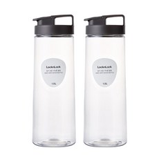 락앤락 홈이있어 잡기쉬운 식탁용물병, 그레이, 1500ml, 1개