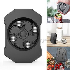 캔맥주 오프너 음료수 캔 드래프트탑 고스윙 캔 드링크 따개 술자리 캠핑 Can Beer Bottle Opener, Black + 1개