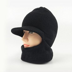 겨울 스포츠 스키 복면 모자 블랙 겨울털모자