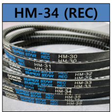 동일고무벨트 HM-34 (HM34) REC 톱니 브이 벨트, 1개