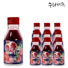 숙희해수 석류&복분자 60ml X 9개 숙취해소음료 석류소주 복분자소주 술자리필수품 숙취예방 회식 술에타먹는 소주칵테일