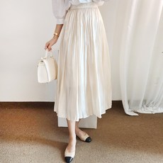 새틴롱스커트