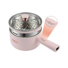 멀티쿠커 의료건조기 다기능 전기 냄비 220V 18L 25L 세라믹 글레이즈 붙지 않는 기숙사 가정용 스마트 요리, manual with steamer+1.8L+AU