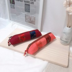 뉴비엘(NuubiL) 삼각 필통 롤형, 주황