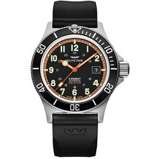 Glycine Combat Mens Analog Automatic Watch with Silicone Bracelet GL0088 PROD80006578