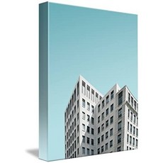 벽 아트 인쇄 자격이있는 도시 건축 - 카나리아 워프 런던 천상 이미지에 의해 유나이티드 16 x 21 (16" x 21" Gallery-wrapped Canvas), 본상품, 본상품
