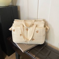 한판 엄마와 수납가방 유모차 가방 여행 여행용 엄마 다용도 엄마용 대용량 정리함 수납, 리틀 베어(트레일러용 후크 포함), 1개