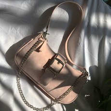CIUUC 레트로 프로스트 로즈 파우더 원래 고급 겨드랑이 가방 여성 봄과 여름 폭발 조커 단일 어깨 대각선 체인 가방