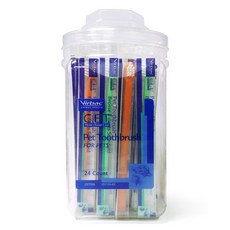  버박 C.E.T 미니 칫솔 24p 강아지 고양이, 1개 