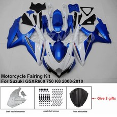 GSXR125카울 스즈키 GSXR600 750 GSXR750 600 K8 오토바이 페어링 세트 바디 키트 장식 플라스틱 가드 플레이트 액세서리 쉘 사출