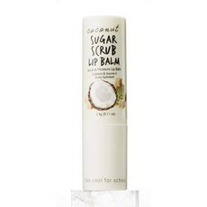 Too Cool for School Coconut Sugar Scrub Lip Balm, One Color_One Size, One Color
