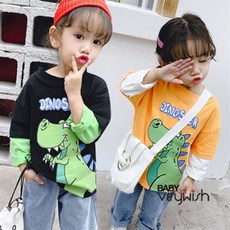 베베냐냐 크앙 다이노소어 키즈 긴팔티셔츠