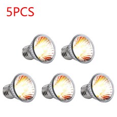 스펙트럼 파충류 전구 75W 조명 UV 50 선램프 양서류를 베이킹 25 1 W 거북이 10 위한 가열 램프 UVB UVA, 25w bulb 5PCS, 1개